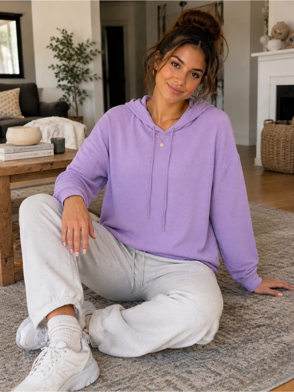 Victoria's Secret Lilac Lightweight Hoodie